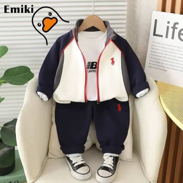 Комплект Emiki бежевый, темно-синий