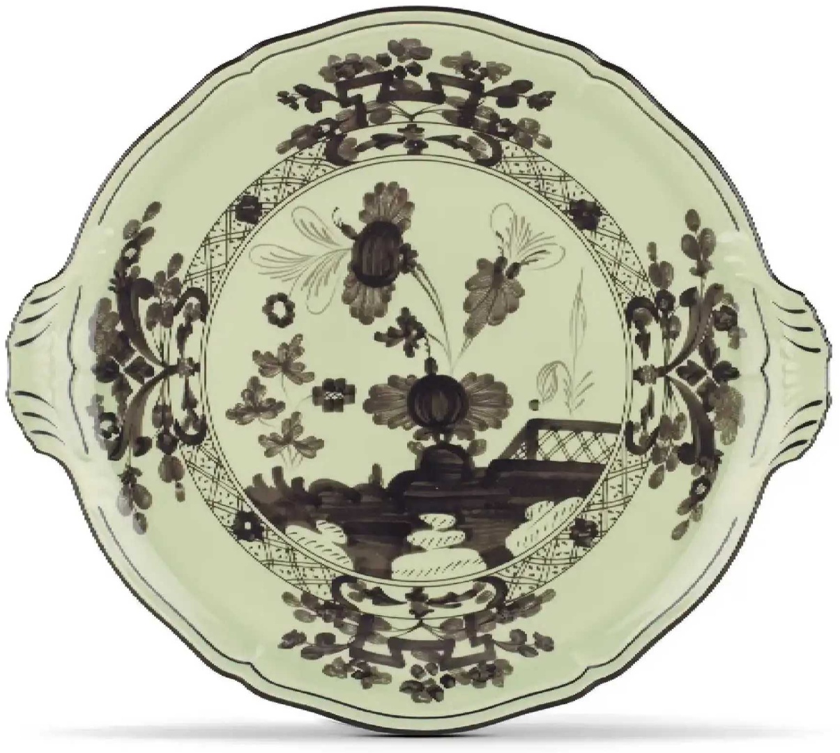 Десертная тарелка Ginori 1735 Oriente Italiano 34 см, 1 шт, фарфор