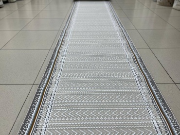 Ковровая дорожка Bal Carpet короткий ворс, хлопок, шелк, 100 см x 4 м