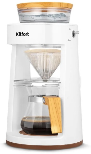 Кофеварка Kitfort КТ-7570 белый