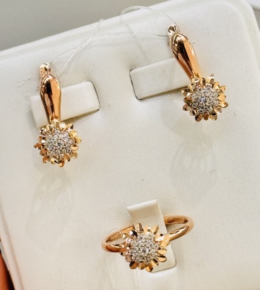 Exclusive Gold Aij245 вес 4.22 г золото, фианит