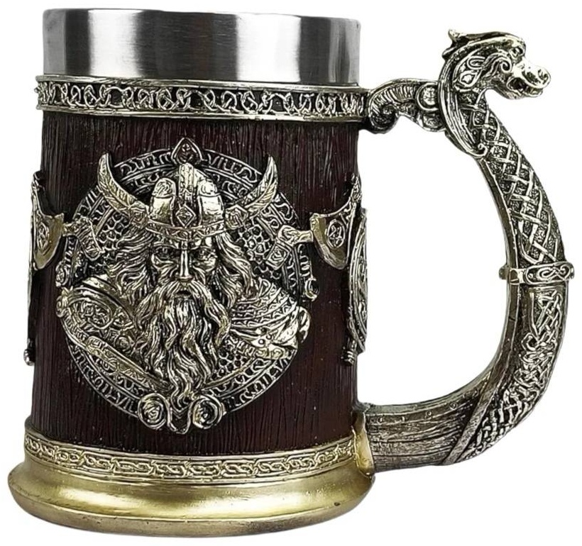 Кружка Kingsley , 600 мл, нержавеющая сталь, полистоун, акрил, 1 шт.