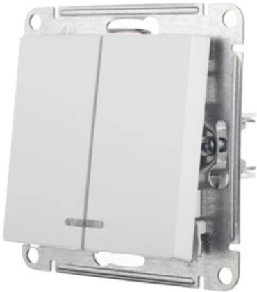 Выключатель клавишный Systeme electric ATN000153, белый
