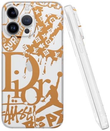Чехол Mcover для Apple iPhone 14 Pro Max прозрачный