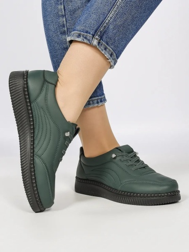 Полуботинки Chici Shoes зеленый