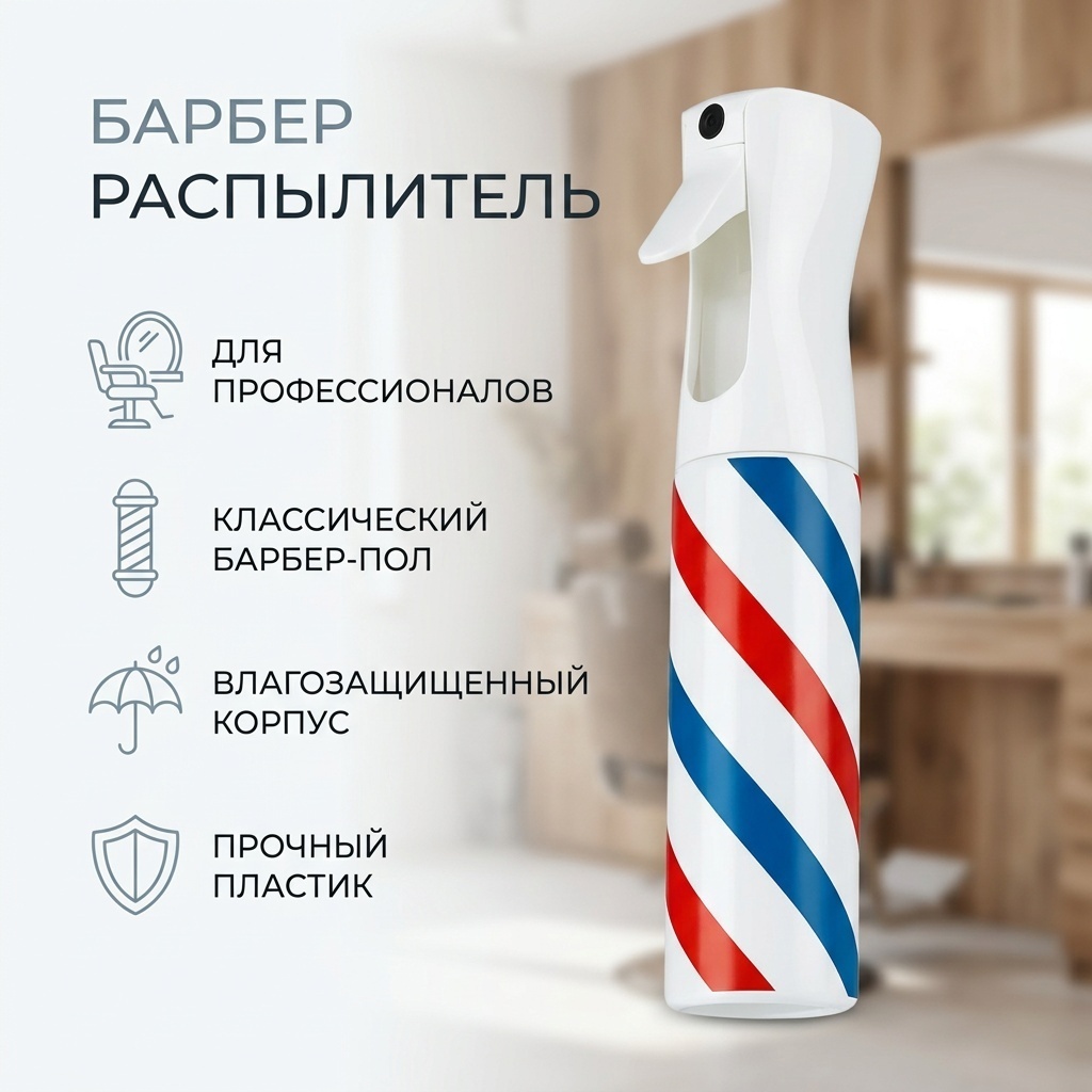 Barber распылитель белый