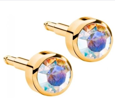 Серьги NINA медицинская сталь, кристаллы Swarovski