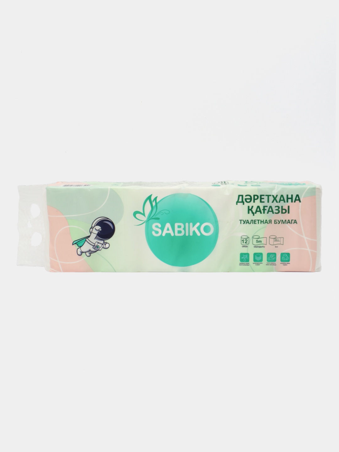 SABIKO туалетная бумага 6-слойный 12 шт, первичная целлюлоза