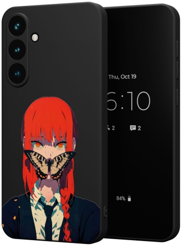 Чехол Mcover для Samsung S24 FE рисунок