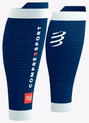 Гетры Compressport 1 пара синий, белый T4