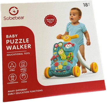Каталка Sobebear Baby Puzzle Walker пластик