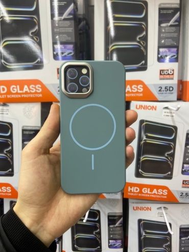 Чехол 100baksovwallet для Apple iPhone 13 Pro Max зеленый