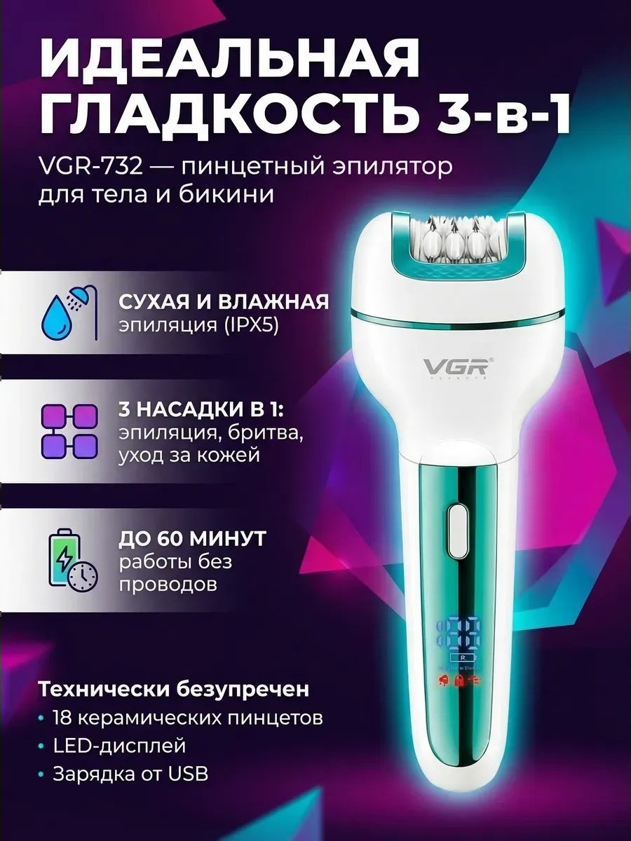 VGR Voyager фотоэпилятор 880109958