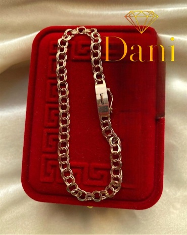 Dani DANI-BRA-018 длина 19 см, вес 6.51 г золото, плетение бисмарк