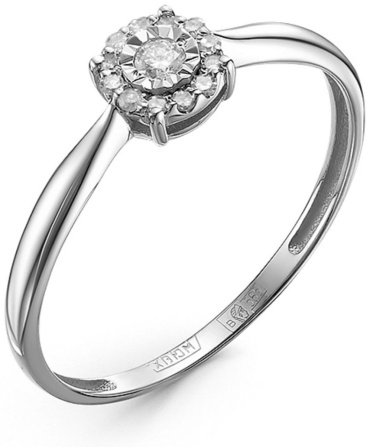 Mi Amor 261-0220 Amore gold кольцо на предложение размер 16.5 вес 1.09 г золото, бриллиант