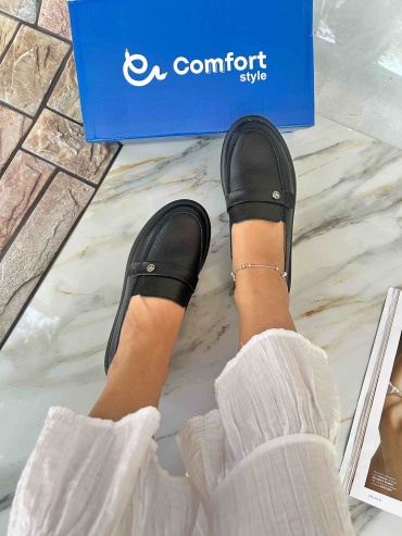 Мокасины Comfort style черный