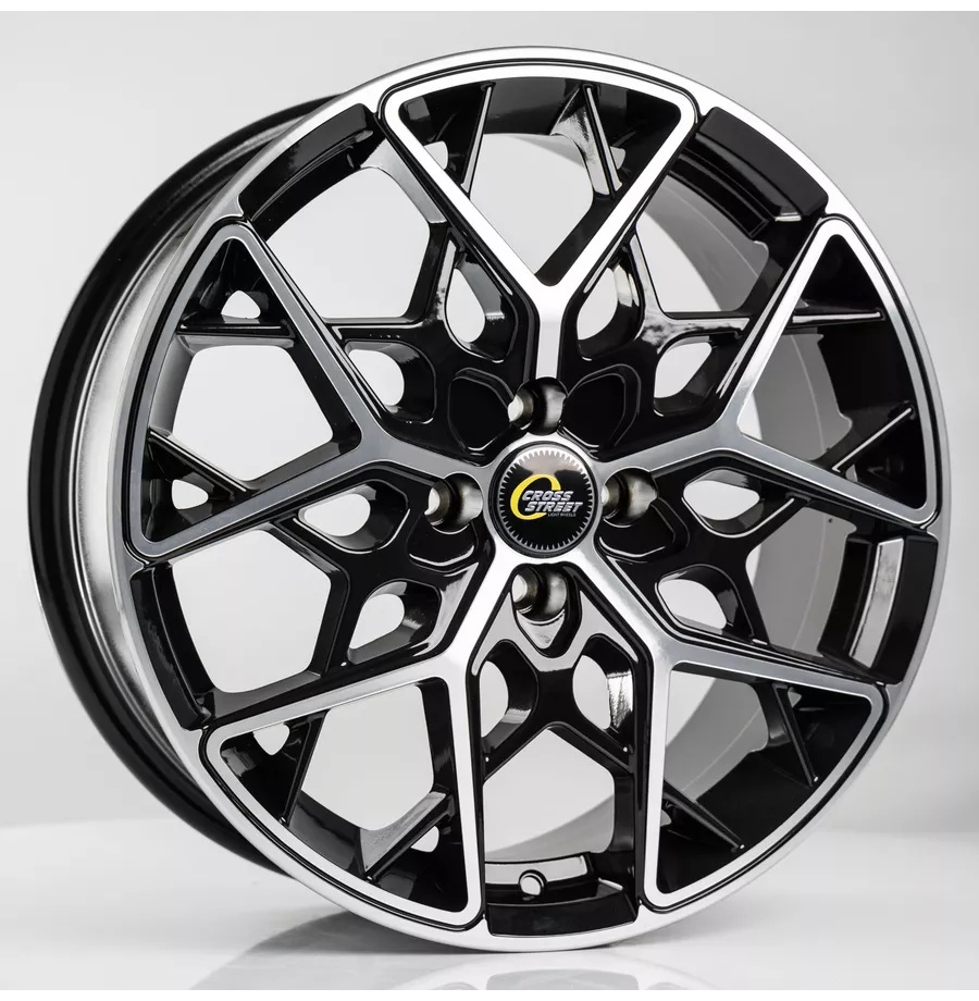 Zs-034 991126268 7.5x17/5x114.3 D67.1 ET35 4 диска черный, серебристый