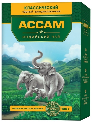 Чай Ассам классический Premium черный гранулированный 100 г