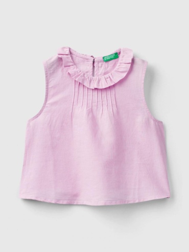 Блузка UNITED COLORS OF BENETTON фиолетовый