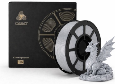 Carat PETG 1.75 мм 1 кг светло-серый