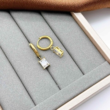 Серьги Xuping Jewelry титан, нержавеющая сталь, без вставок