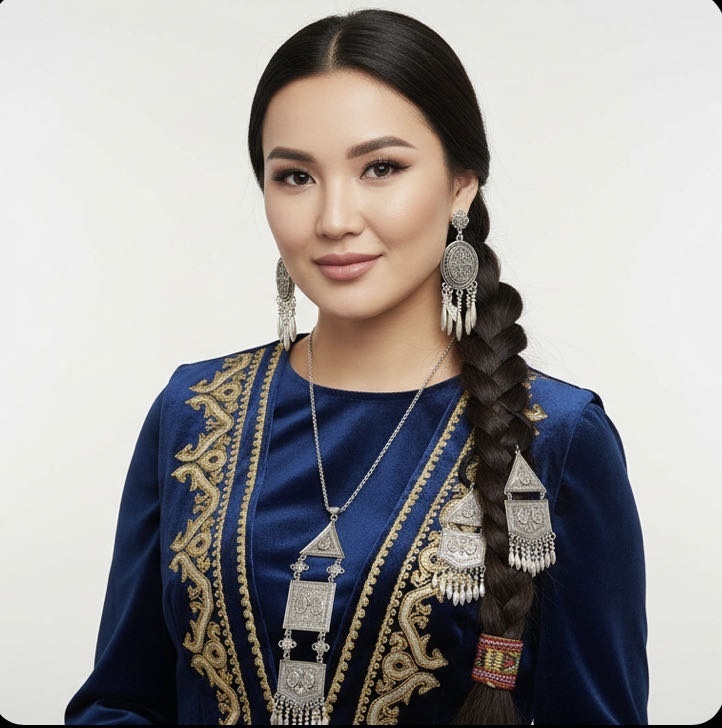 Комплект Бижутерный сплав, мельхиор, медицинская сталь, без вставок