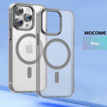 Чехол Mocome для Apple iPhone 15 Pro серый