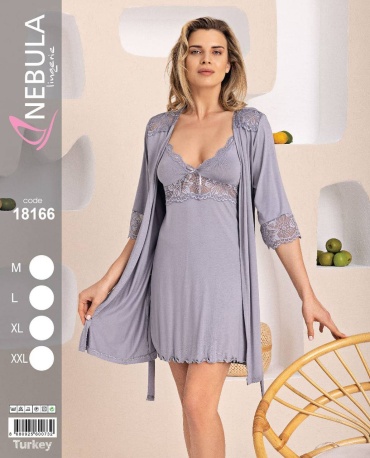 Комплект Nebula Lingerie серебристый