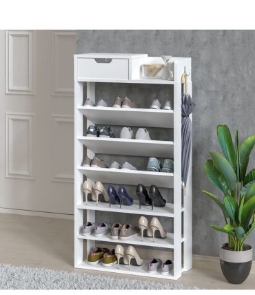 Обувница 60x24x117 см, ЛДСП