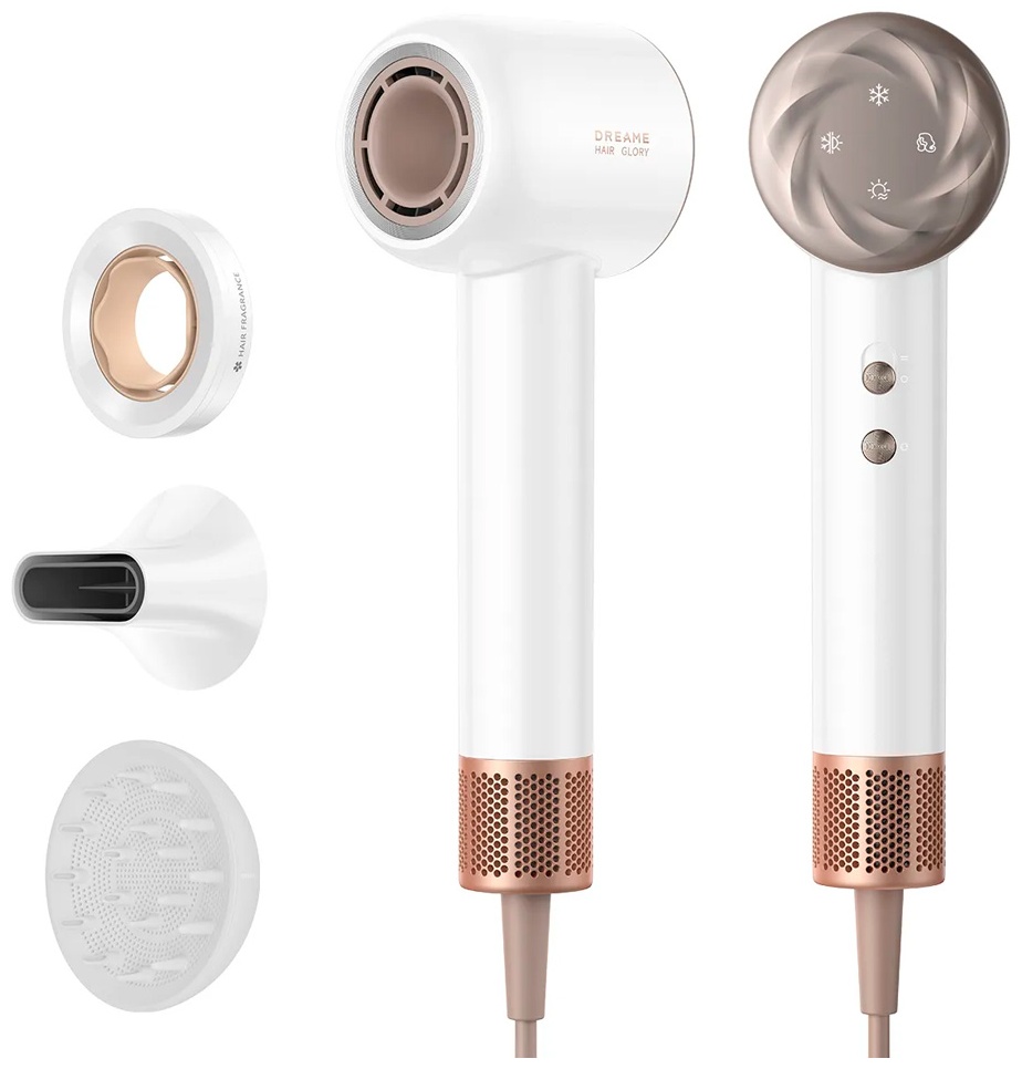 DREAME Glory Mix Hair Dryer фен белый