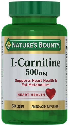 Nature's Bounty L-Carnitinе 500 мг таблетки 30 шт