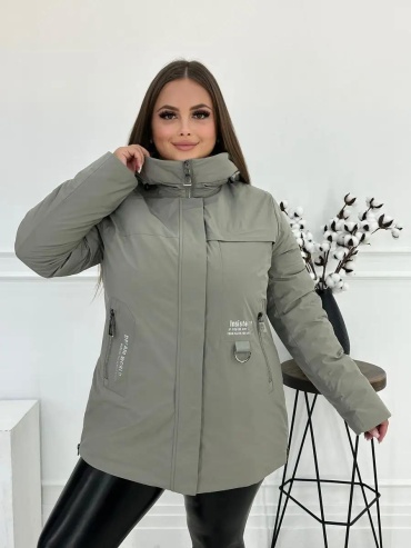 Демисезонная куртка оливковый