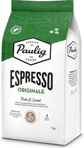 Кофе Paulig Espresso Originale зерновой в пакете 1000 г