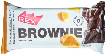 Protein Rex пирожное Brownie апельсин 1 шт