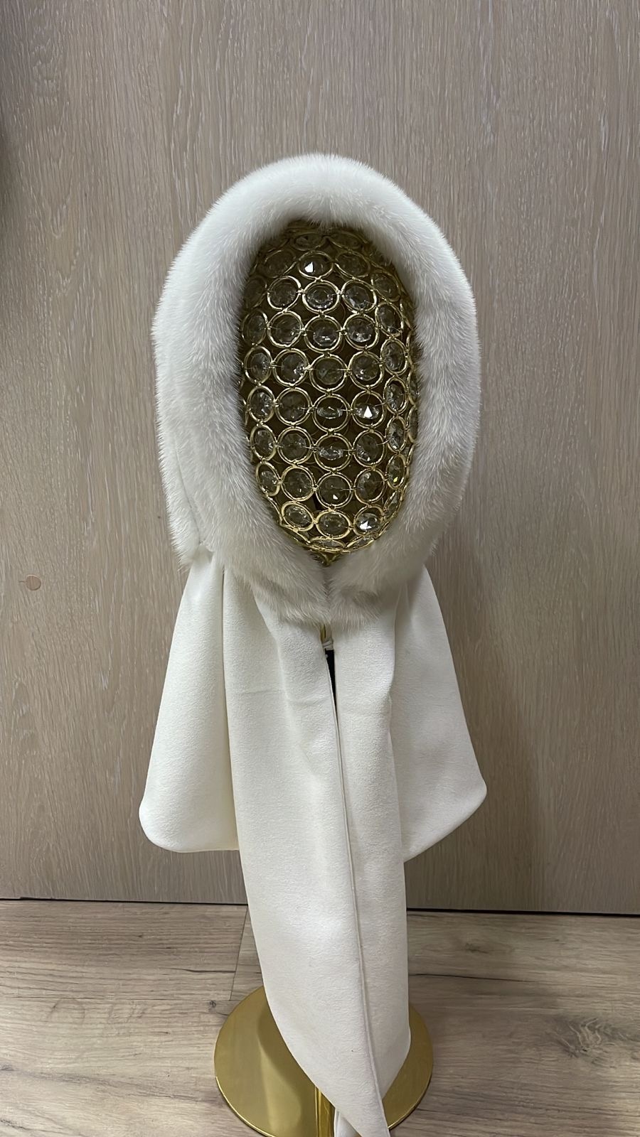 Косынка SemiFur размер 56, 58, 60, 62, белый