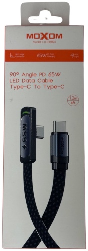 Кабель Moxom USB TypeC (F), 1.2 м, LX-CB894 черный