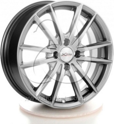 X trike X-129 HSB 67.1 6.5x16/4x114.3 D67.1 ET43 4 диска черный, серебристый, графит