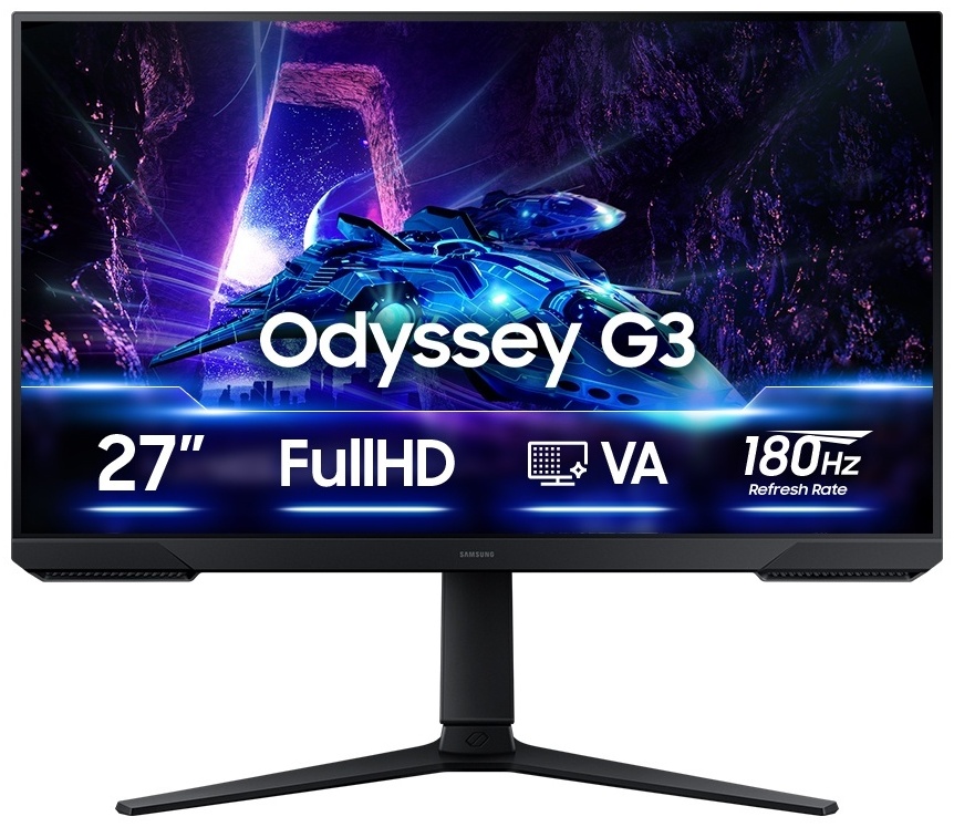 Монитор 27" Samsung LS27DG300EIXCI черный