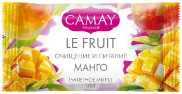 Кусковое мыло туалетное Camay le fruit манго Манго 1 шт