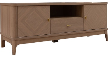 ТВ-тумба напольная Пинскдрев Армани, Н00107628, 161x59x47 см, темно-бежевый