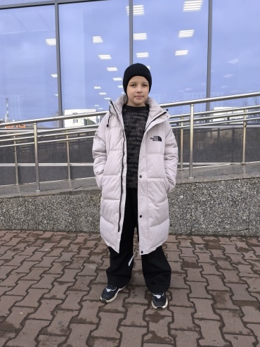 Пуховик Куртка серебристый