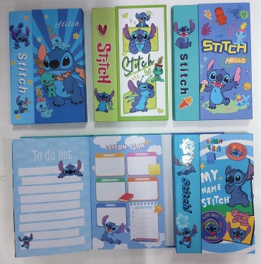 Планинг BookLand Stitch - Ститч, A5, 94 л, мультиколор