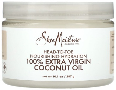 SheaMoisture Head-To-Toe, питательное и увлажняющее средство, 100% нерафинированное кокосовое масло высшего качества, 287 г масло для тела 275 мл