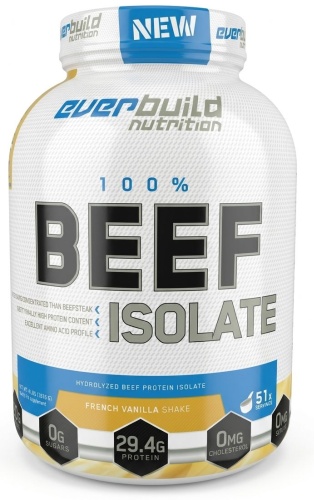 Протеин Everbuild Nutrition BEEF ISOLATE ваниль 1816 г
