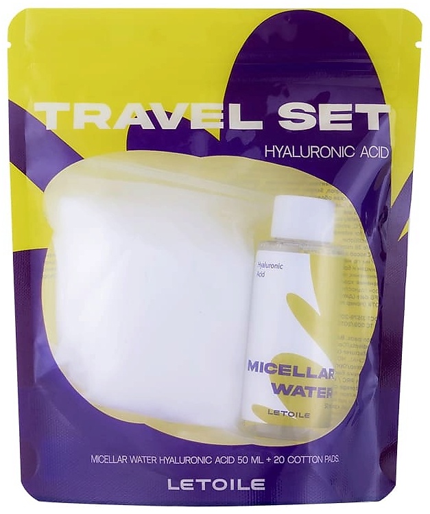 Letoile Travel Set Hyaluronic Acid мицеллярная вода 50 мл