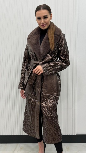 Плащ DONNA BACCONI бронзовый