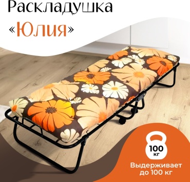 Раскладушка 70х190 см , мультиколор
