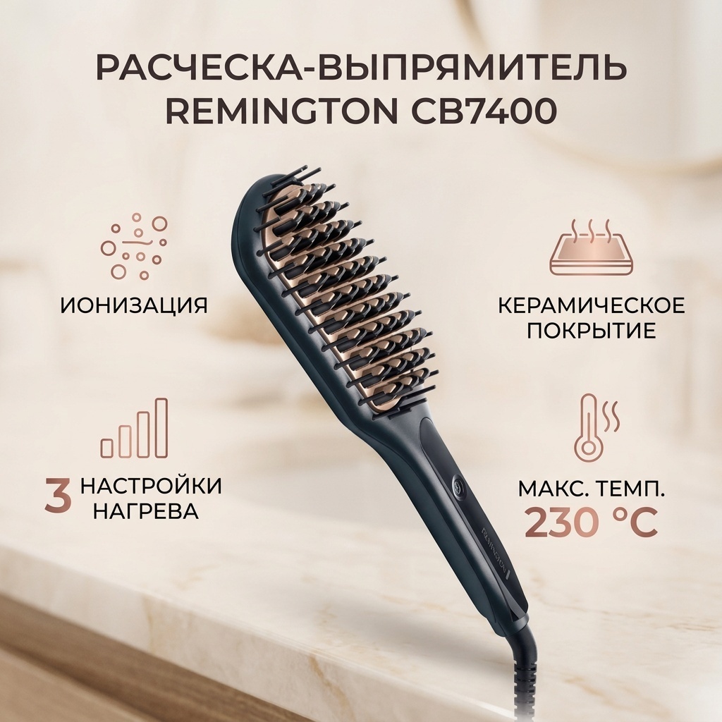Remington CB7400 расческа-выпрямитель