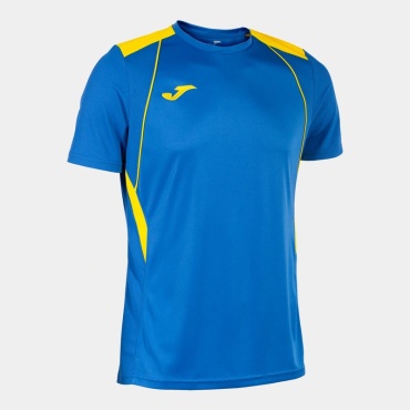 Футболка JOMA однотонный желтый, светло-синий