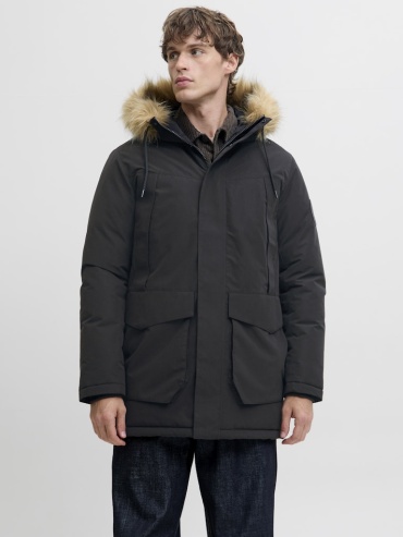Зимняя куртка Jack&Jones черный